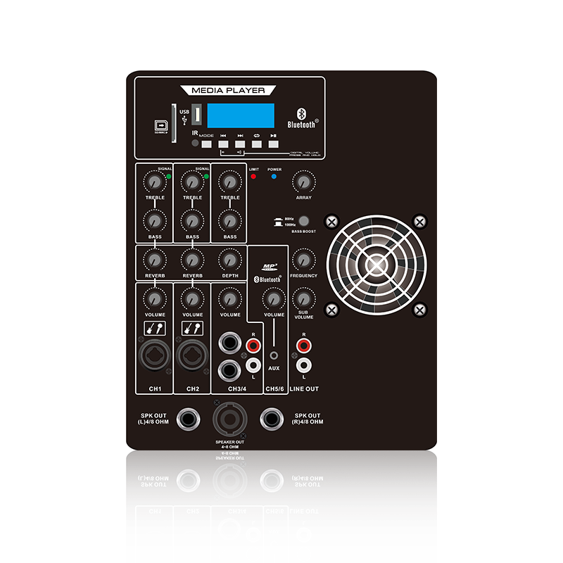 EON205: หกช่องสัญญาณในโมดูลการทำงานของลำโพงอาร์เรย์สายความถี่ 2.1 หรือ 2.2 ช่องสัญญาณแบบสลับได้