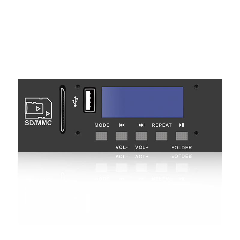 LCD6220: ขั้วต่อ SD/USB ห้าปุ่ม หน้าจอ LCD เครื่องเล่น MP3 พร้อม Bluetooth, TWS