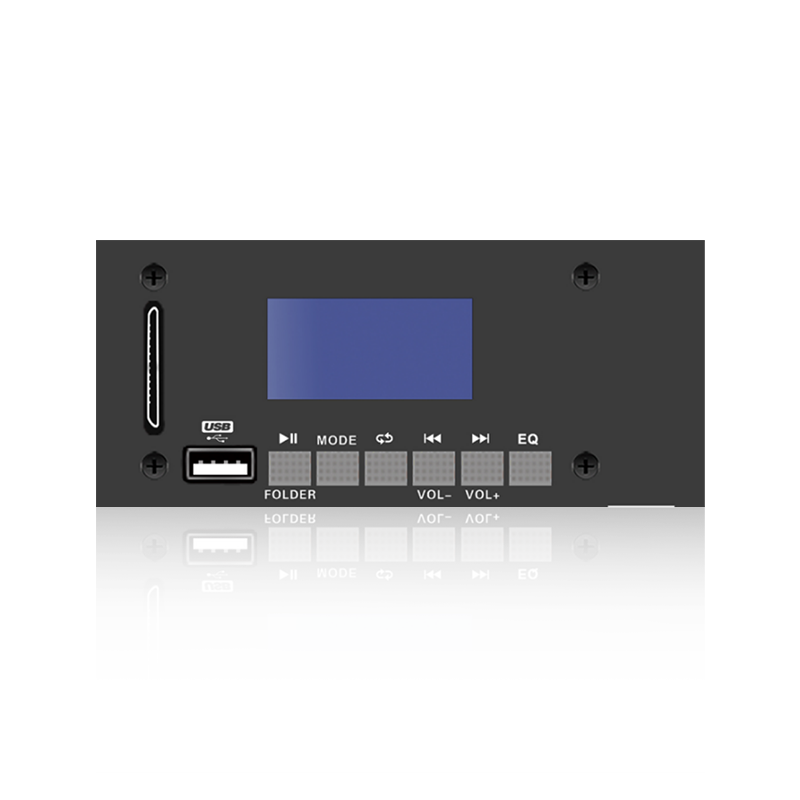 LCD6226: ขั้วต่อ SD/USB หกปุ่ม หน้าจอ LCD เครื่องเล่น MP3 พร้อม Bluetooth, TWS