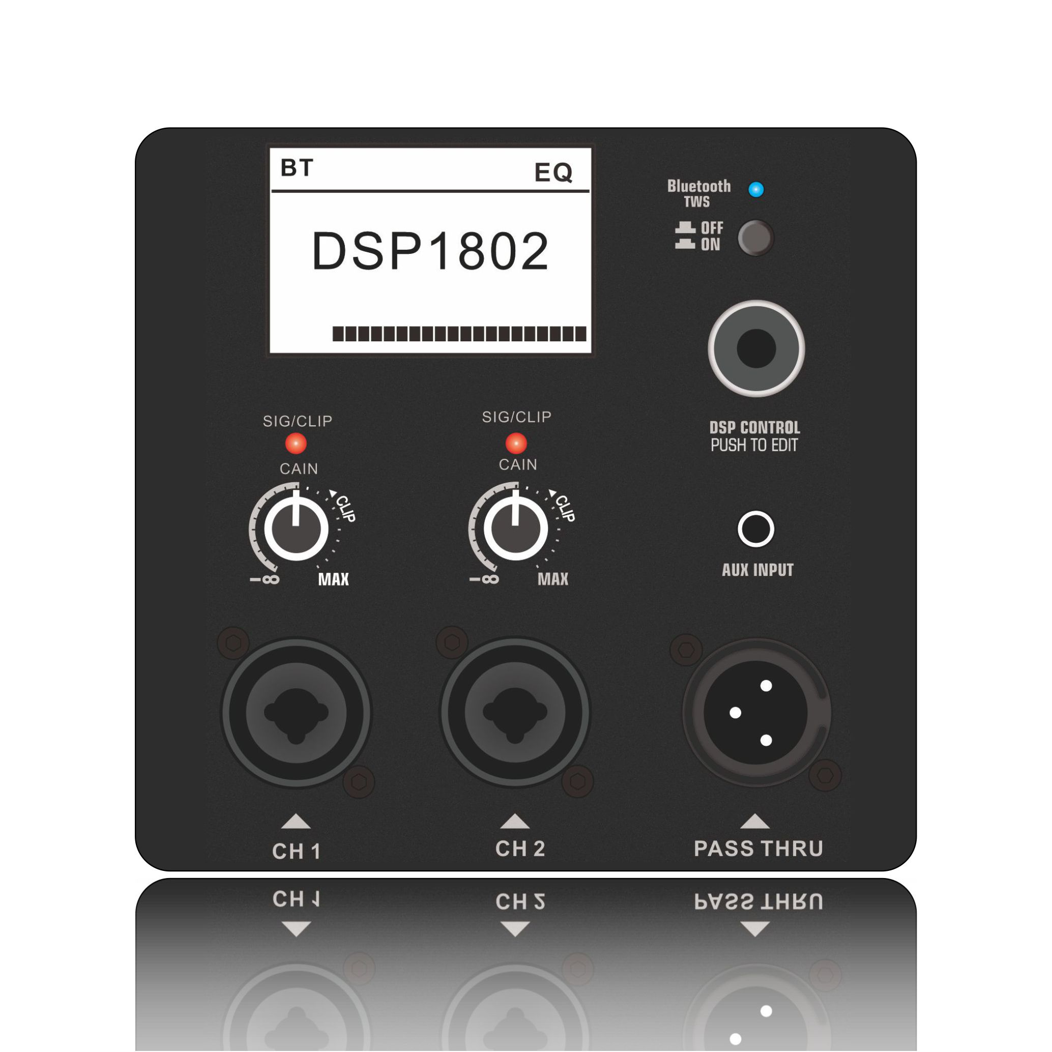 DSP1802 แอมพลิฟายเออร์ลำโพงแบบแอคทีฟ 2 แชนเนล 2 ช่อง