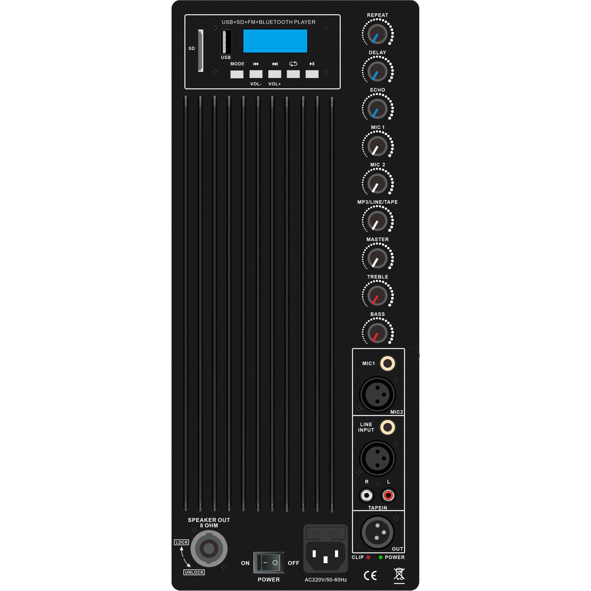 เครื่องขยายเสียงลำโพง Class AB PA PL69S