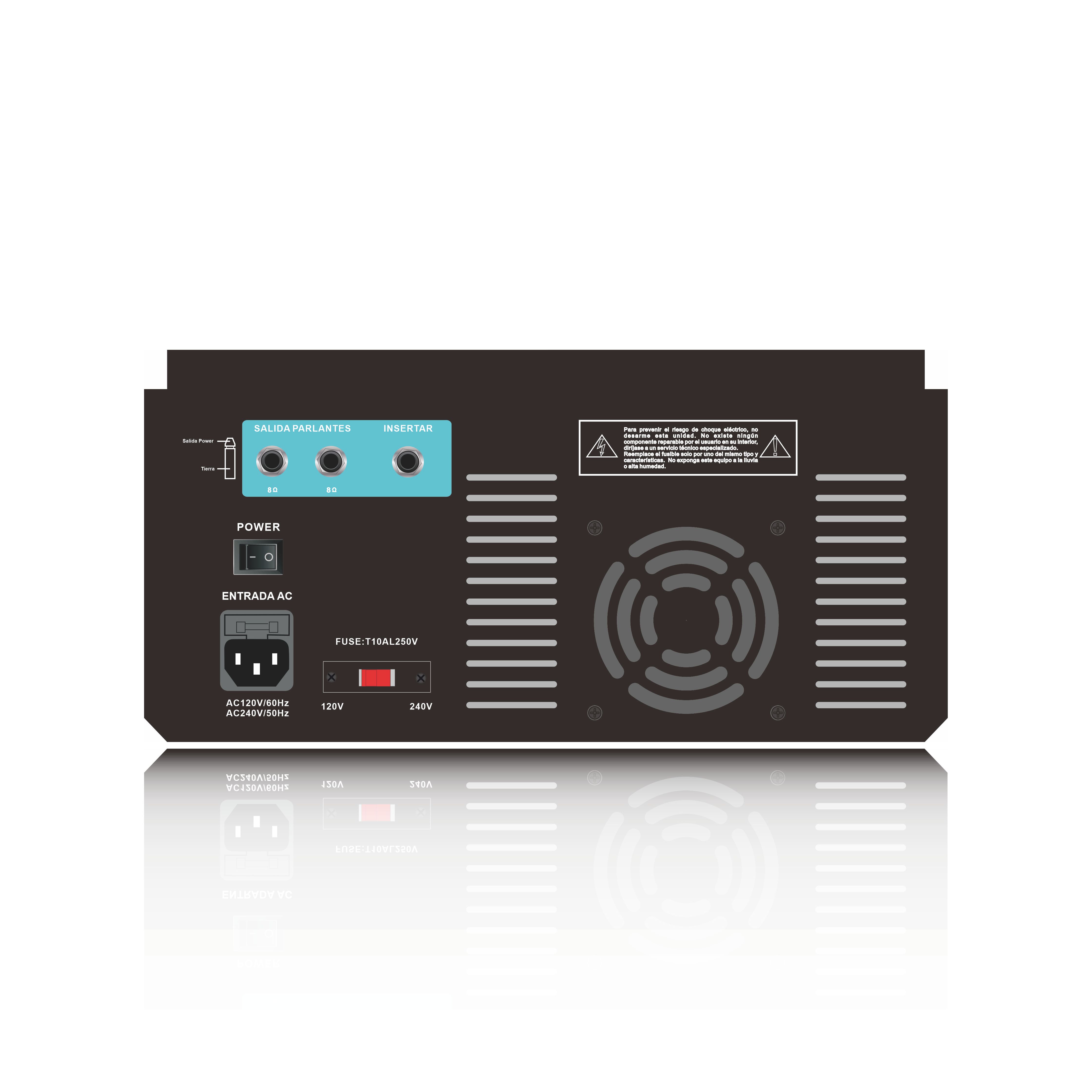 แอมพลิฟายเออร์มิกเซอร์คาราโอเกะบลูทูธขับเคลื่อน 4 ช่อง SB4200