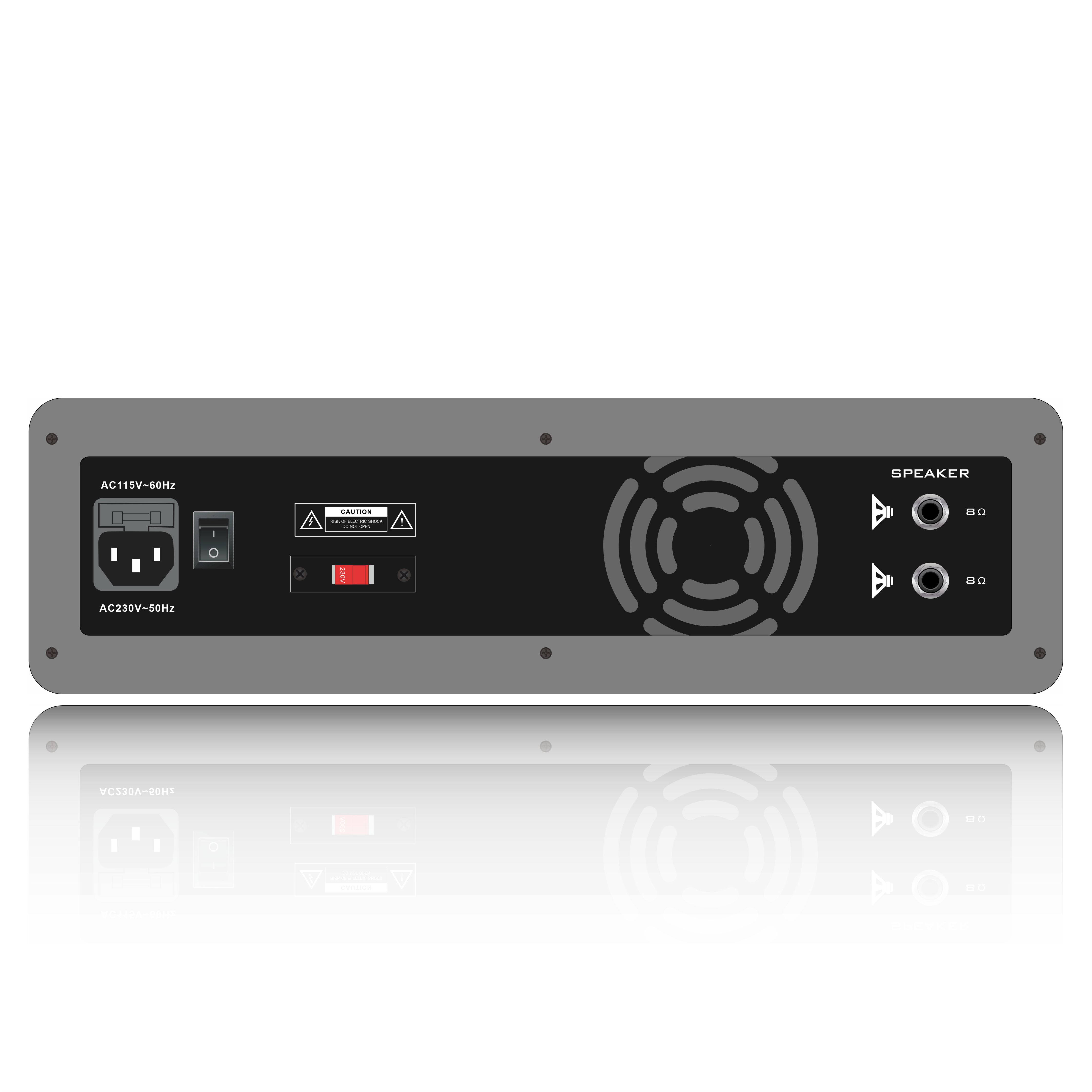 มิกเซอร์ PA แบบกล่องพลาสติก 8 ช่อง SD506