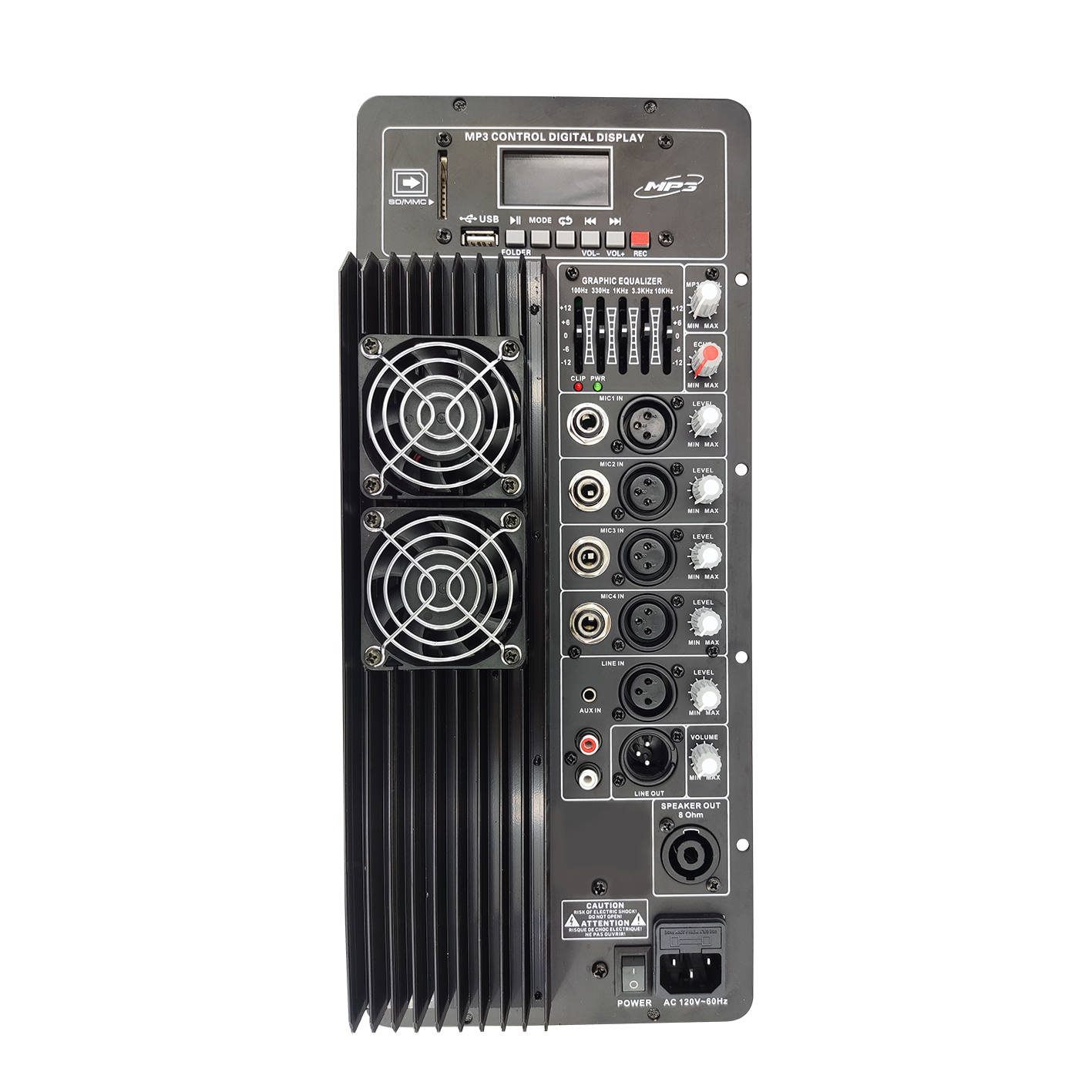 เครื่องขยายเสียงลำโพง Class AB หลายช่องสัญญาณ PL67