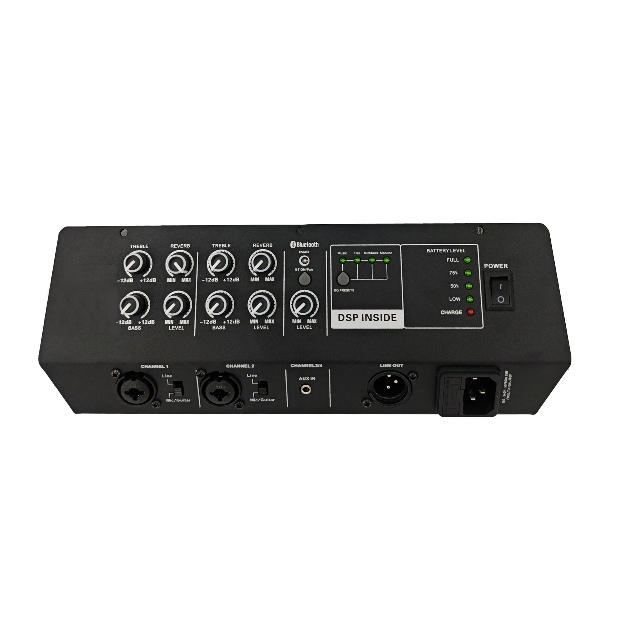 แอมพลิฟายเออร์ระบบลำโพงพกพาแบบพกพา PL85DSP