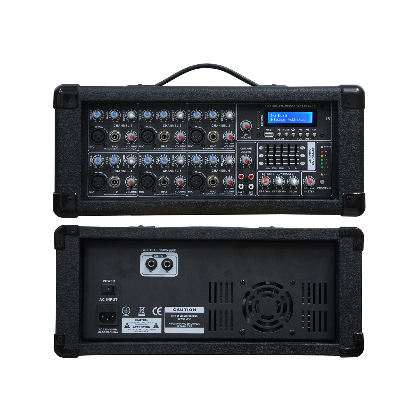 Woodbox มิกเซอร์ 6 ช่อง SB6200