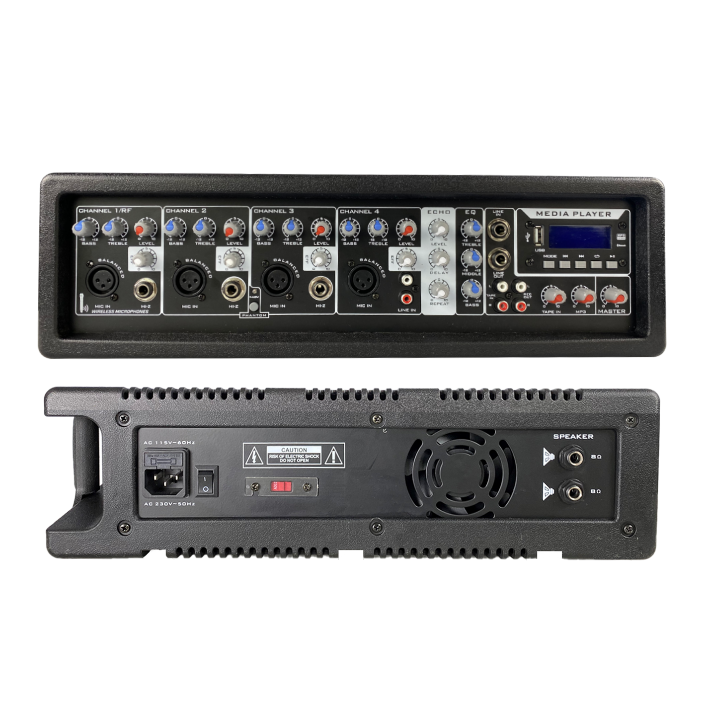 มิกเซอร์หัว PA แบบกล่องพลาสติก SD504